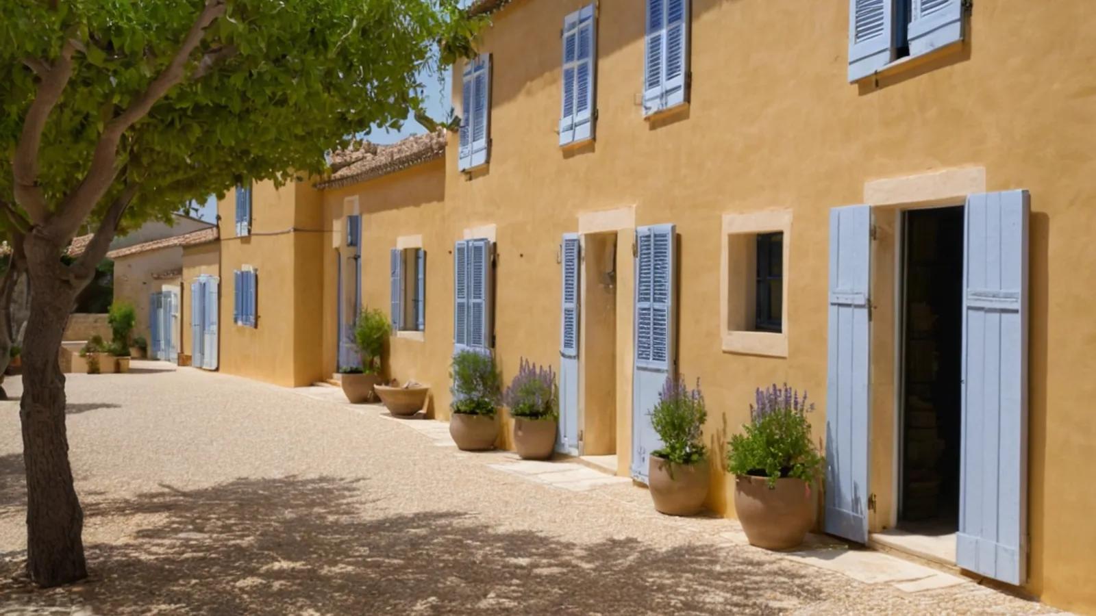 Illustration of a designer outlet centre in the regional style of Miramas, France